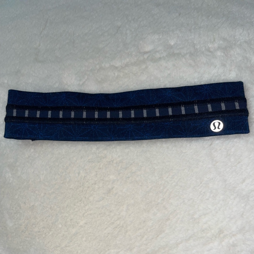 Navy Blue Pattern Lululemon Headband